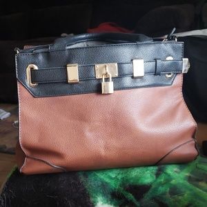Just fab brown purse